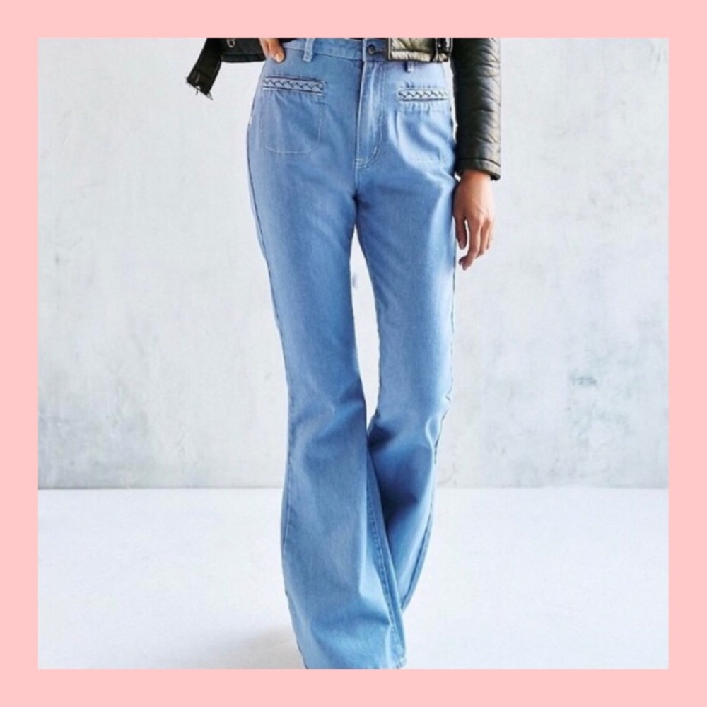 Urban outfitters high waisted flare jeans